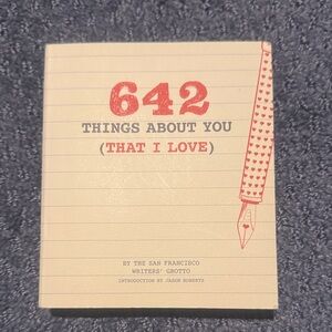 642 Things About You (That I Love) Book
